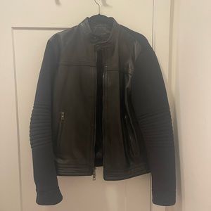 Men’s Leather/Nylon Michael Kors Jacket size Medium